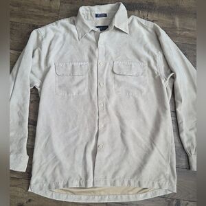 Van Heusen Soft Suede Light Tan Shirt‎